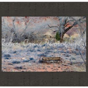 Black Frame with Print 12x18 Wagon